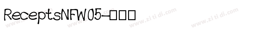 ReceptsNFW05字体转换