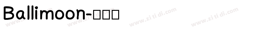 Ballimoon字体转换