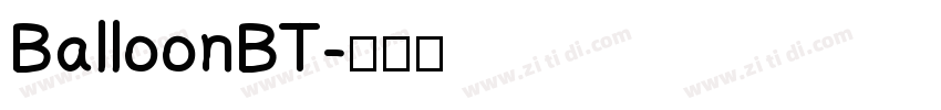 BalloonBT字体转换