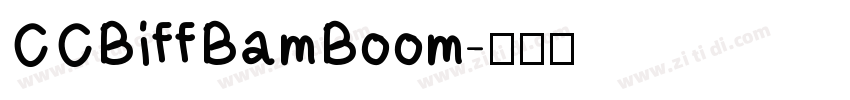 CCBiffBamBoom字体转换