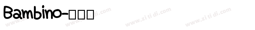 Bambino字体转换