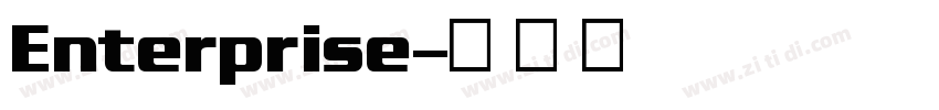 Enterprise字体转换