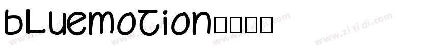bLuemoTion字体转换