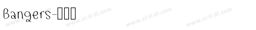 Bangers字体转换