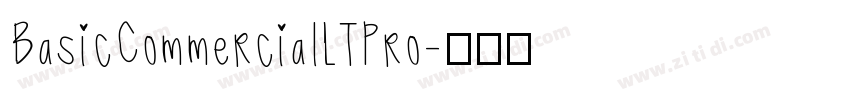 BasicCommercialLTPro字体转换