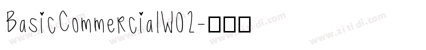 BasicCommercialW02字体转换