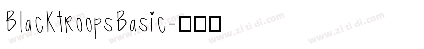 BlacktroopsBasic字体转换