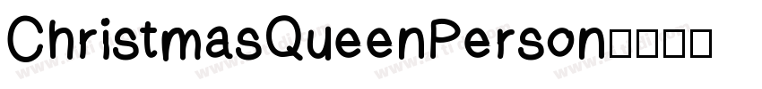 ChristmasQueenPerson字体转换