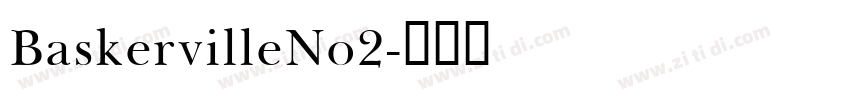 BaskervilleNo2字体转换