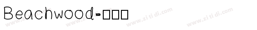 Beachwood字体转换