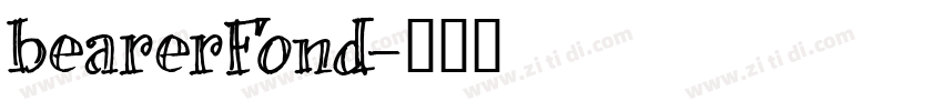 bearerFond字体转换