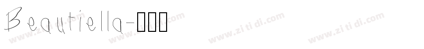 Beautiella字体转换