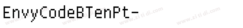 EnvyCodeBTenPt字体转换