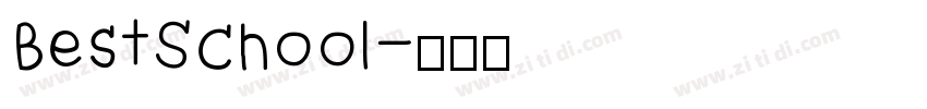 BestSchool字体转换