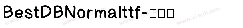 BestDBNormalttf字体转换