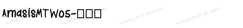 AmasisMTW05字体转换