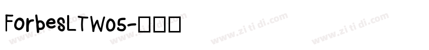 ForbesLTW05字体转换