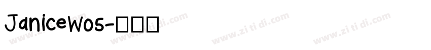 JaniceW05字体转换
