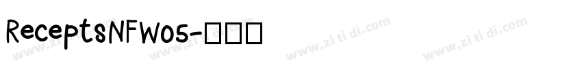 ReceptsNFW05字体转换