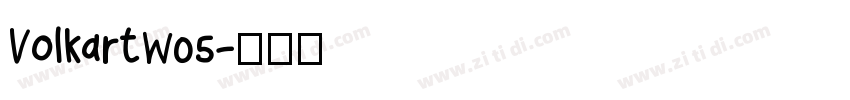 VolkartW05字体转换