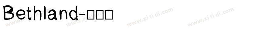 Bethland字体转换
