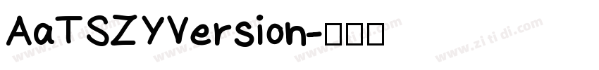 AaTSZYVersion字体转换