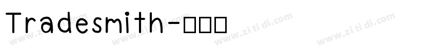 Tradesmith字体转换
