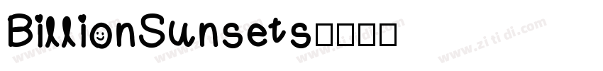 BillionSunsets字体转换