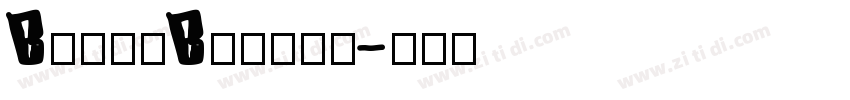 BillyBecker字体转换