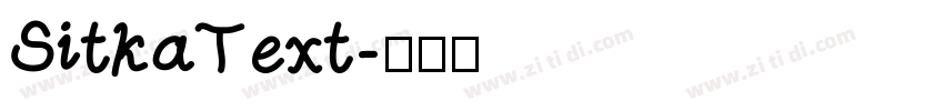 SitkaText字体转换