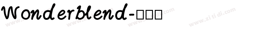 Wonderblend字体转换