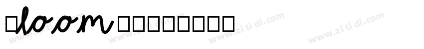bloomings字体转换