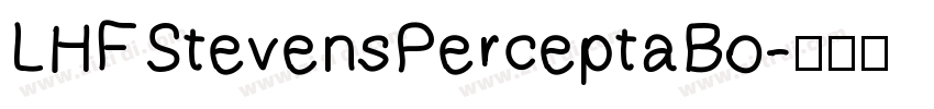 LHFStevensPerceptaBo字体转换