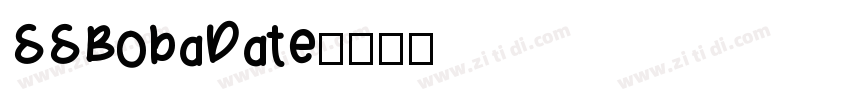 SSBobaDate字体转换