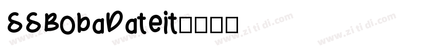 SSBobaDateit字体转换