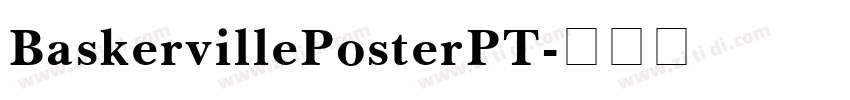 BaskervillePosterPT字体转换