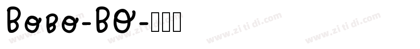 Bobo-BO字体转换