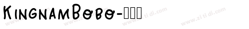 KingnamBobo字体转换