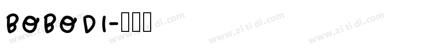 bobodi字体转换