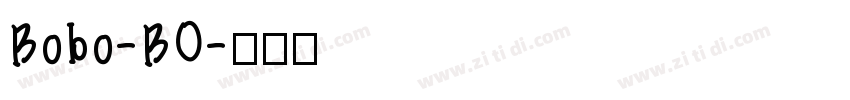 Bobo-BO字体转换