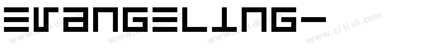 evangeling字体转换