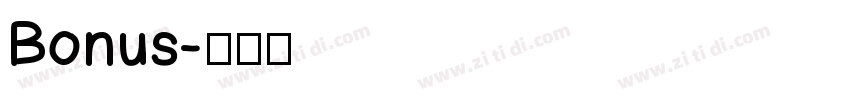 Bonus字体转换