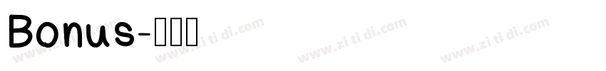 Bonus字体转换