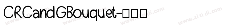CRCandGBouquet字体转换