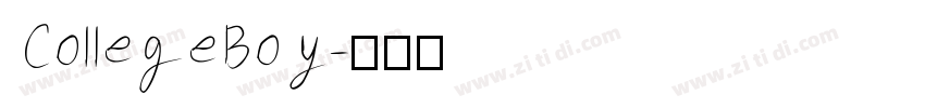 CollegeBoy字体转换