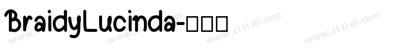 BraidyLucinda字体转换