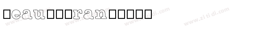 BeautyBrand字体转换