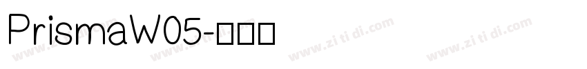 PrismaW05字体转换