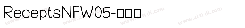 ReceptsNFW05字体转换