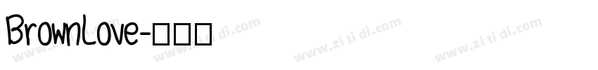 BrownLove字体转换